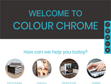 Tablet Screenshot of colourchrome.co.za